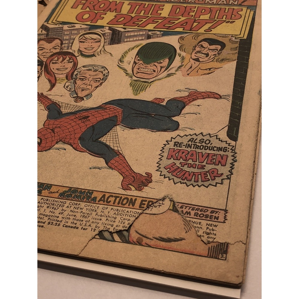 Amazing Spider-Man #49 Marvel 1967 Stan Lee & John Romita Kraven & Vulture - Picture 8 of 12